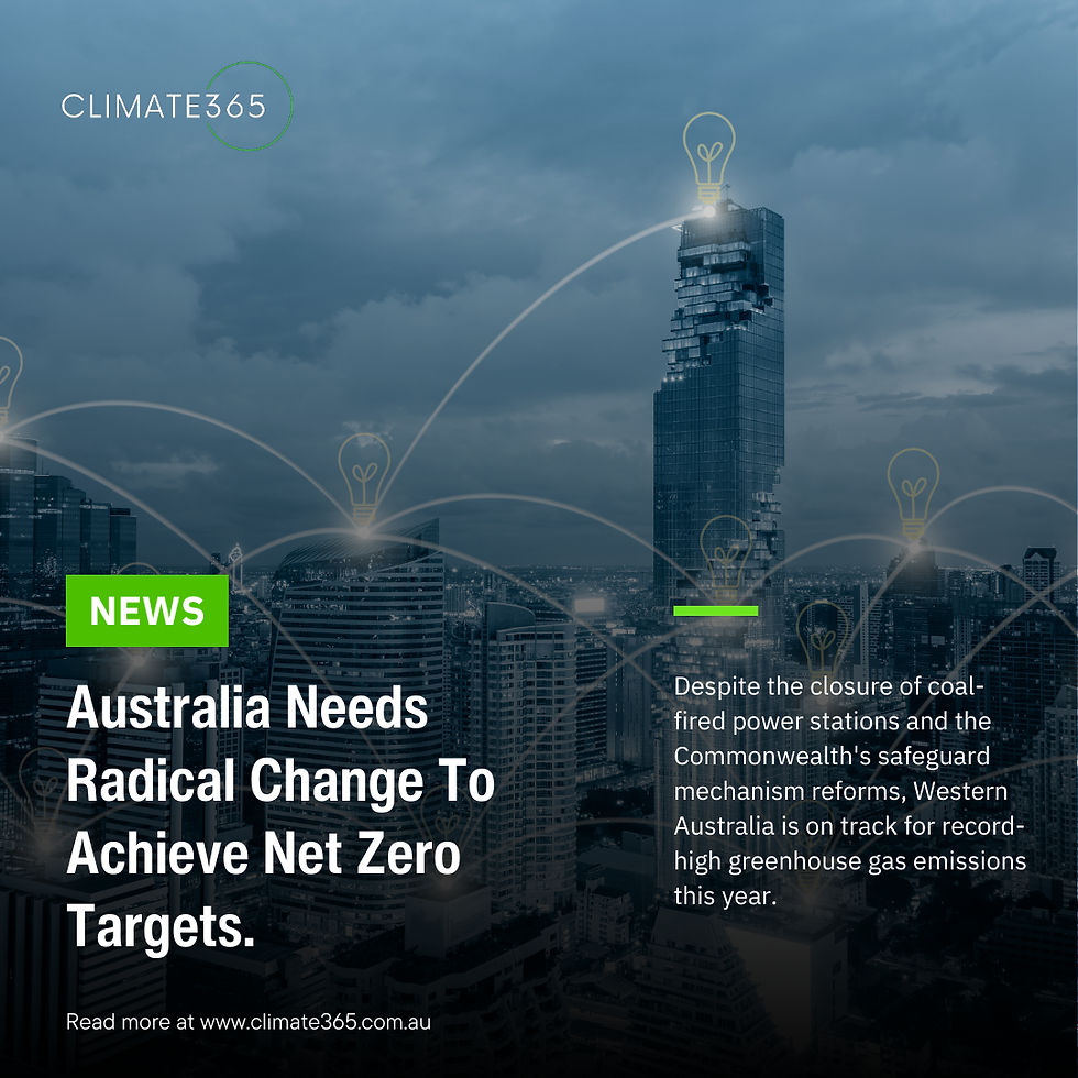 Australia Needs Radical Change to Achieve Net Zero Targets