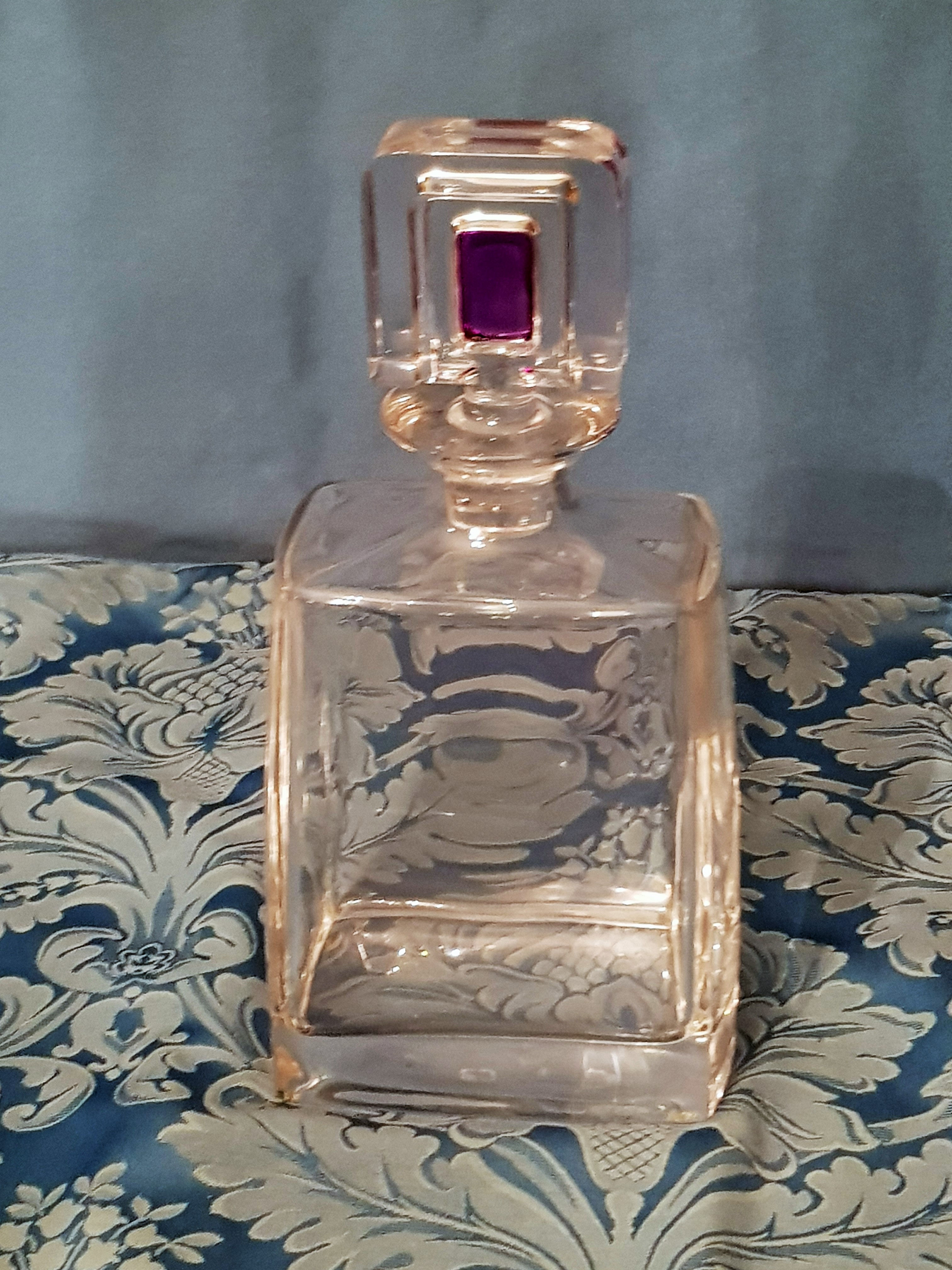 Bottiglia in cristallo