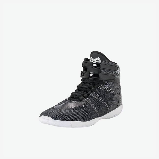 black high top cheer shoes