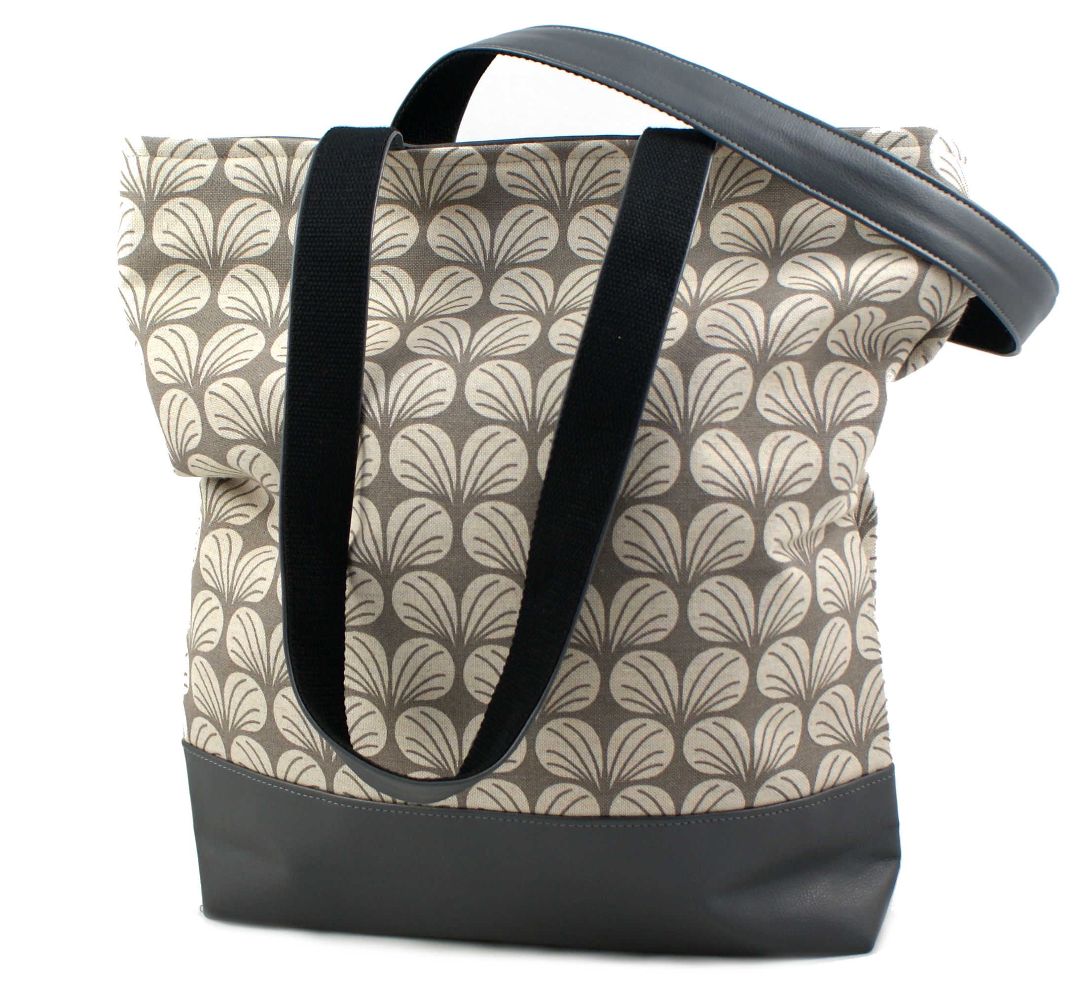 Lou flowers - torebka- grafiszne kwiaty