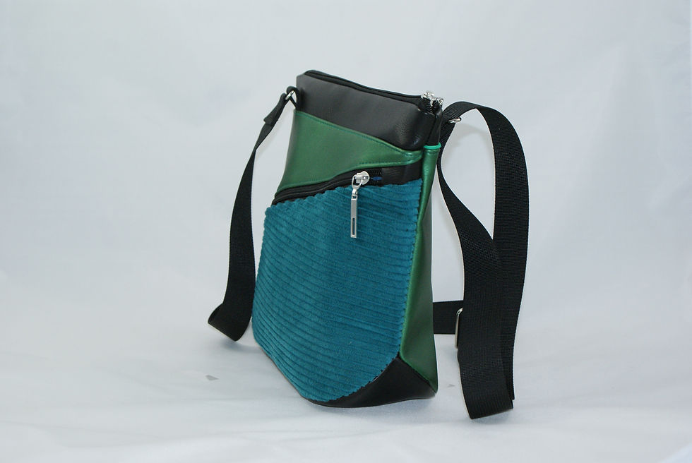 Miniaturbild: Tasche Nika in petrol-grün