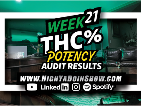 The High Ya Doin Show Week 21 THC Potency Review: Cranberry's Georgia Pie, Insa's Gas Pack, and Cana's Green Diesel
