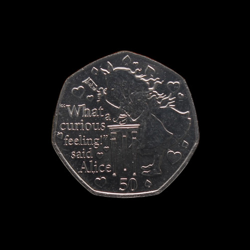 2021 Isle of Man 50p - Alice in Wonderland - UNC | The Great British Co