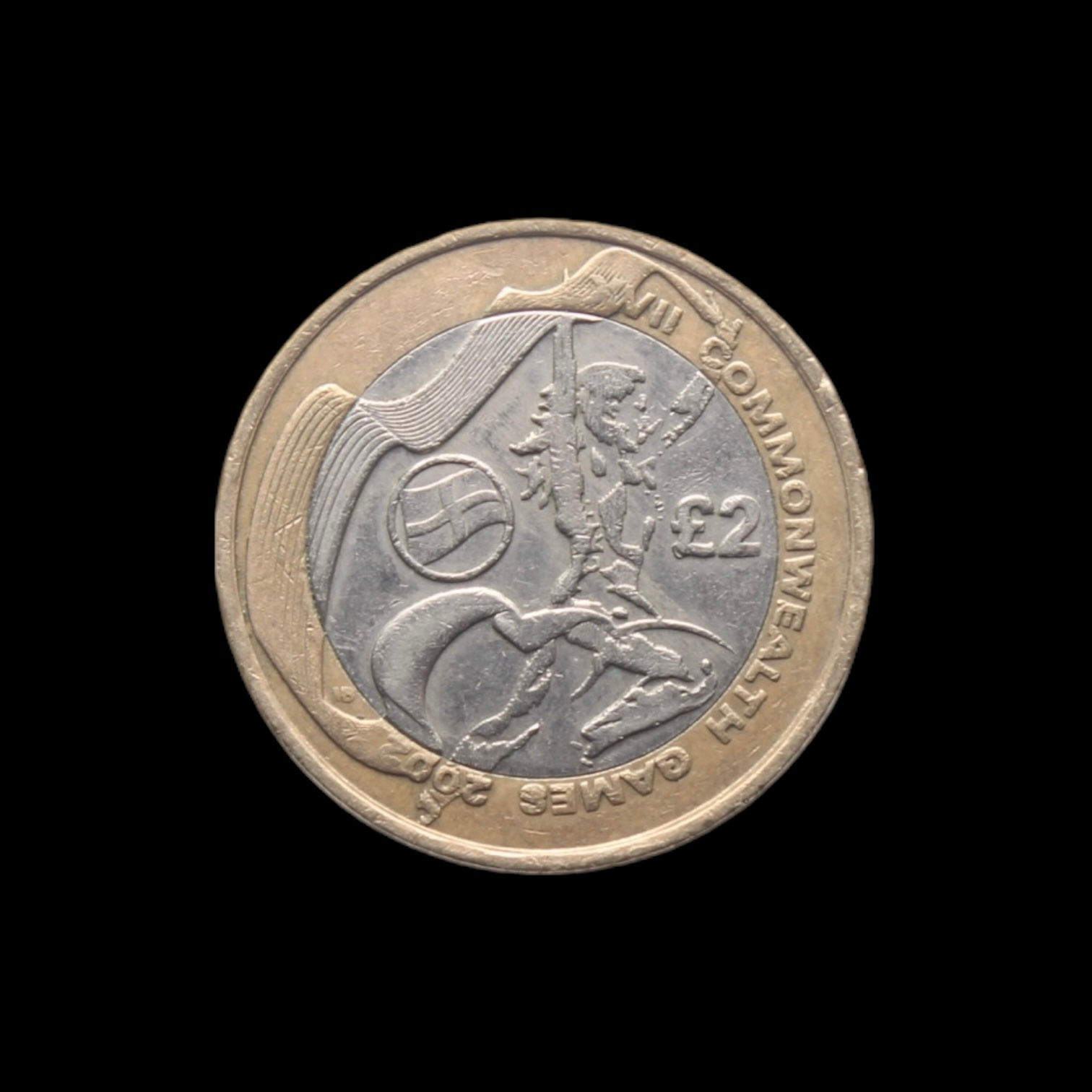 2002 Commonwealth Games England £2 - CIRC