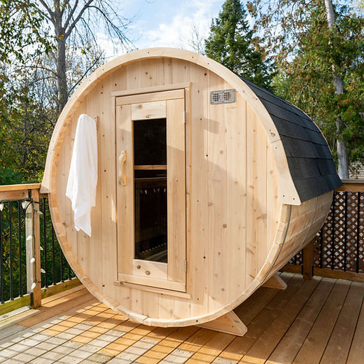 Canadian Timber - Harmony Barrel Sauna| Backyard Canada