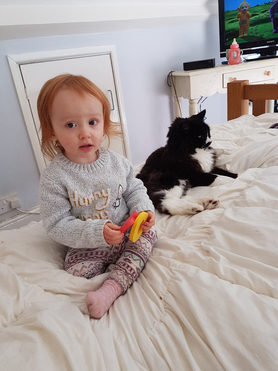 Aoife & Mooshy cat