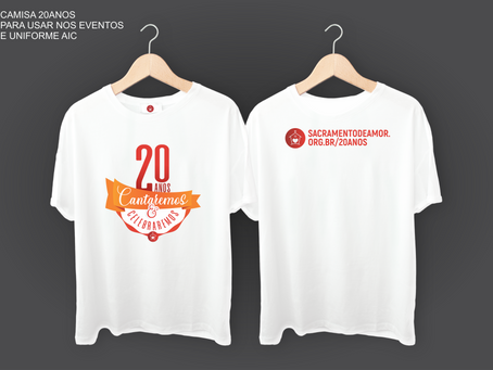 CAMISAS '20 ANOS' JÁ ESTÃO PRONTAS!