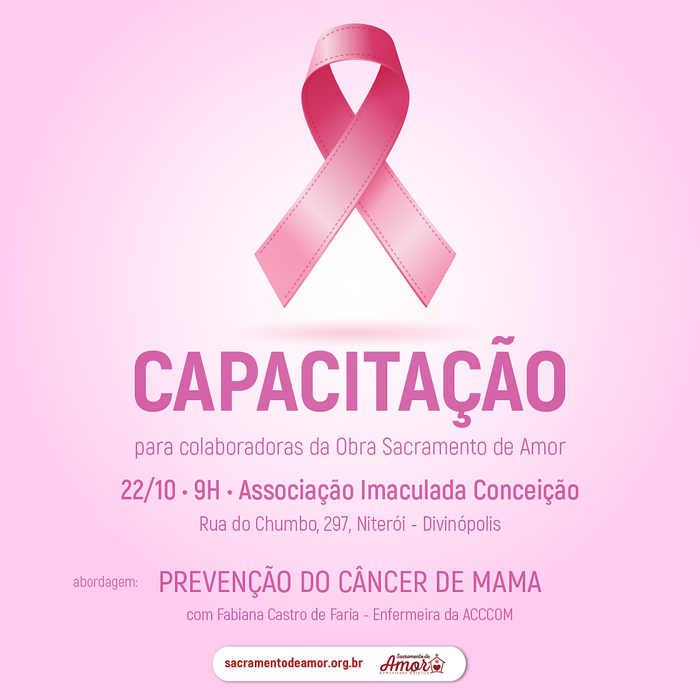 Palestra sobre prevenção do Câncer de Mama