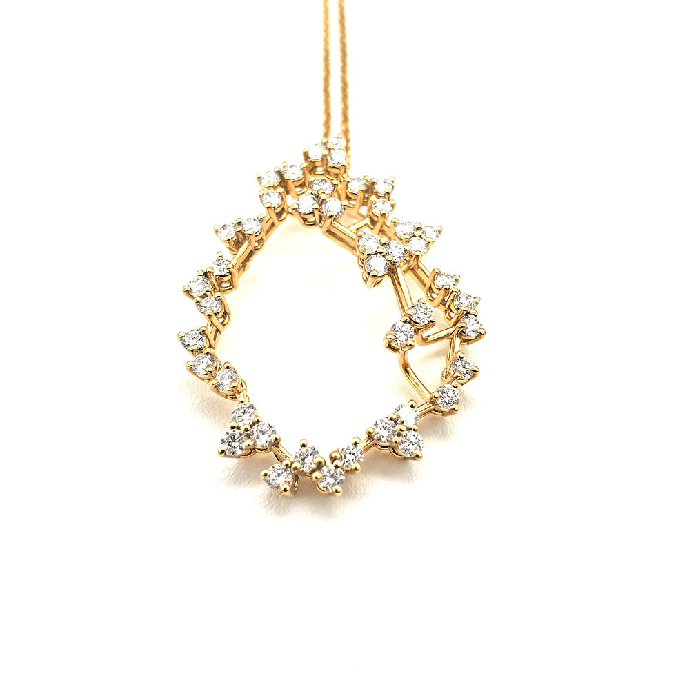 Abstract Fancy Pair Pendant