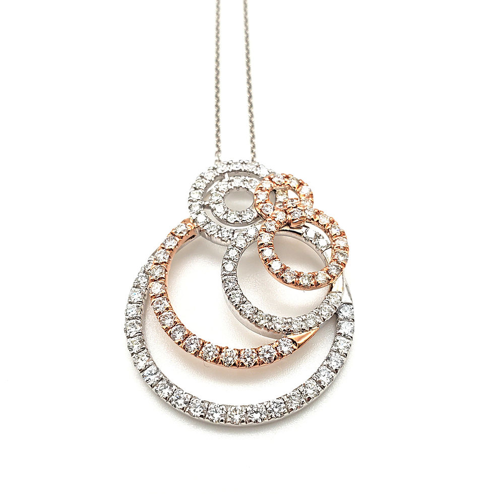 Circular Diamond Pendant