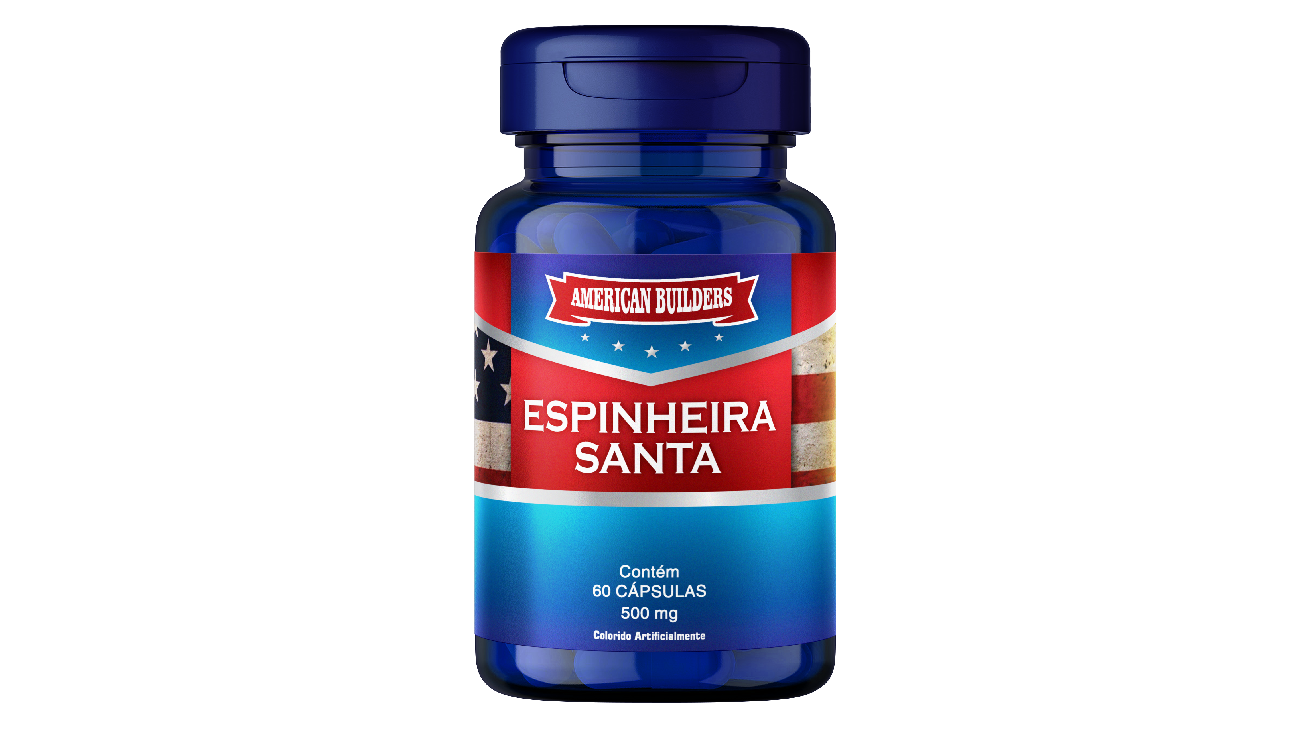 Sulphytos Espinheira Santa - 60 Cápsulas (500mg)