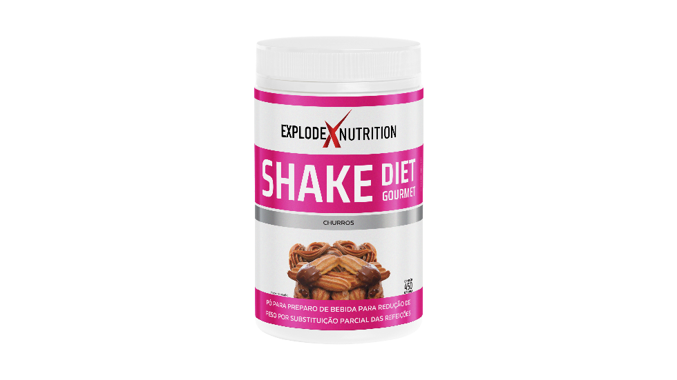Explode Shake Diet Gourmet - Pote 450g - Sabor Churros