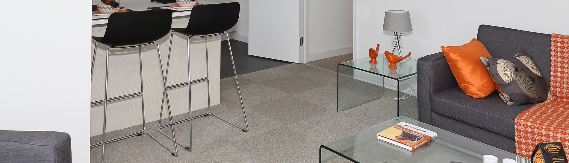 Burmatex Tivoli residential carpet tile manufacturer apartment project