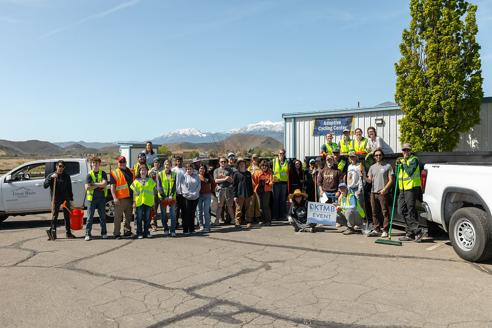 Volunteers at the April cleanup event at Rosewood, hosted by KTMB and GBI.