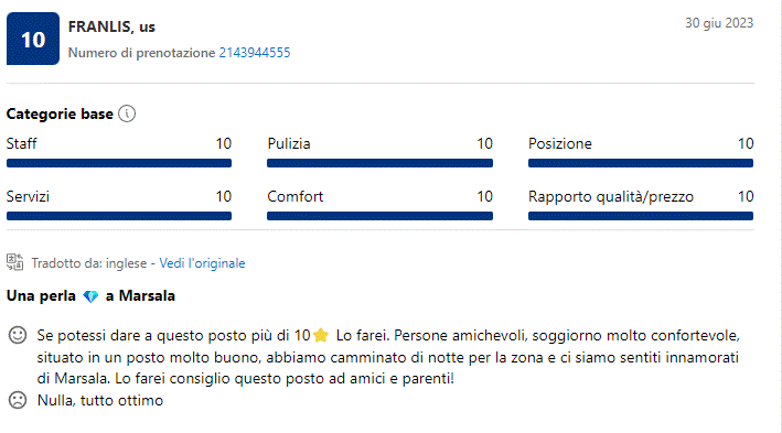 Se potessi dare a questo posto più di 10⭐️ Lo farei. Persone amichevoli, soggiorno molto confortevole, situato in un posto molto buono, abbiamo camminato di notte per la zona e ci siamo sentiti innamorati
