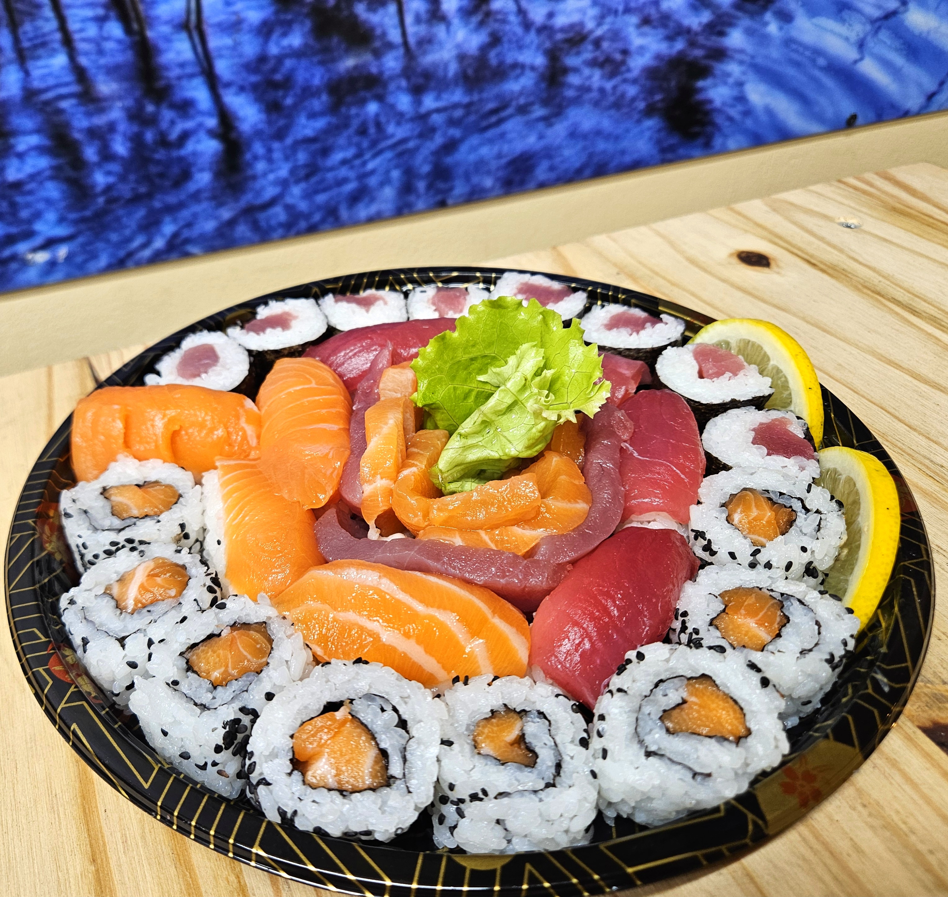 Arranged Food and Objects