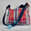 Thumbnail: Hamaka x-body Mini squares and Red check pocket- Black denim