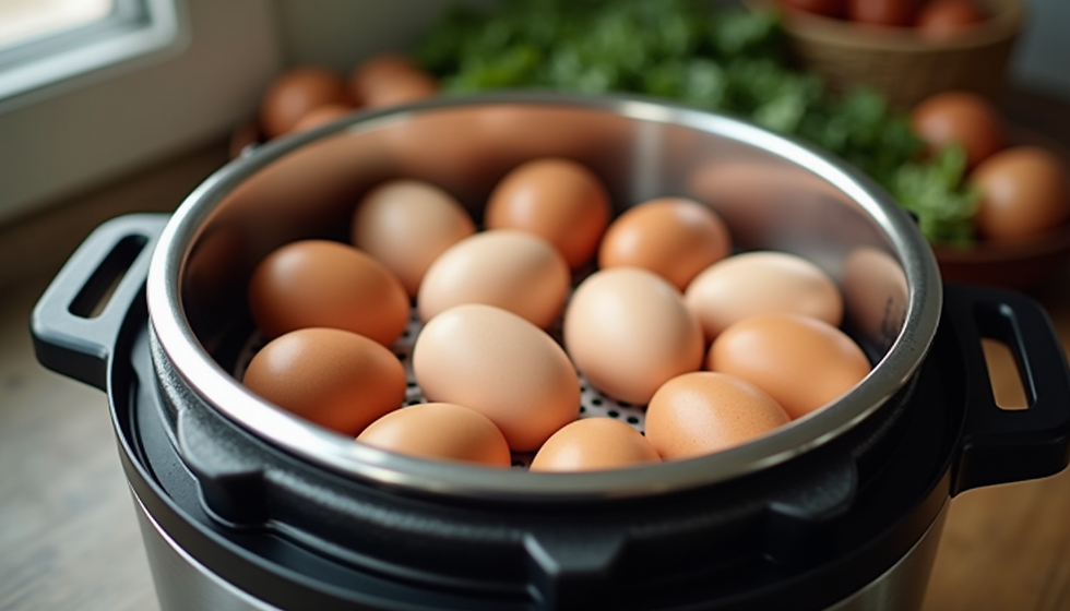 Foolproof Method for Hard Boiling Farm Fresh Eggs in an Instant Pot for Perfectly Easy to Peel Snacks