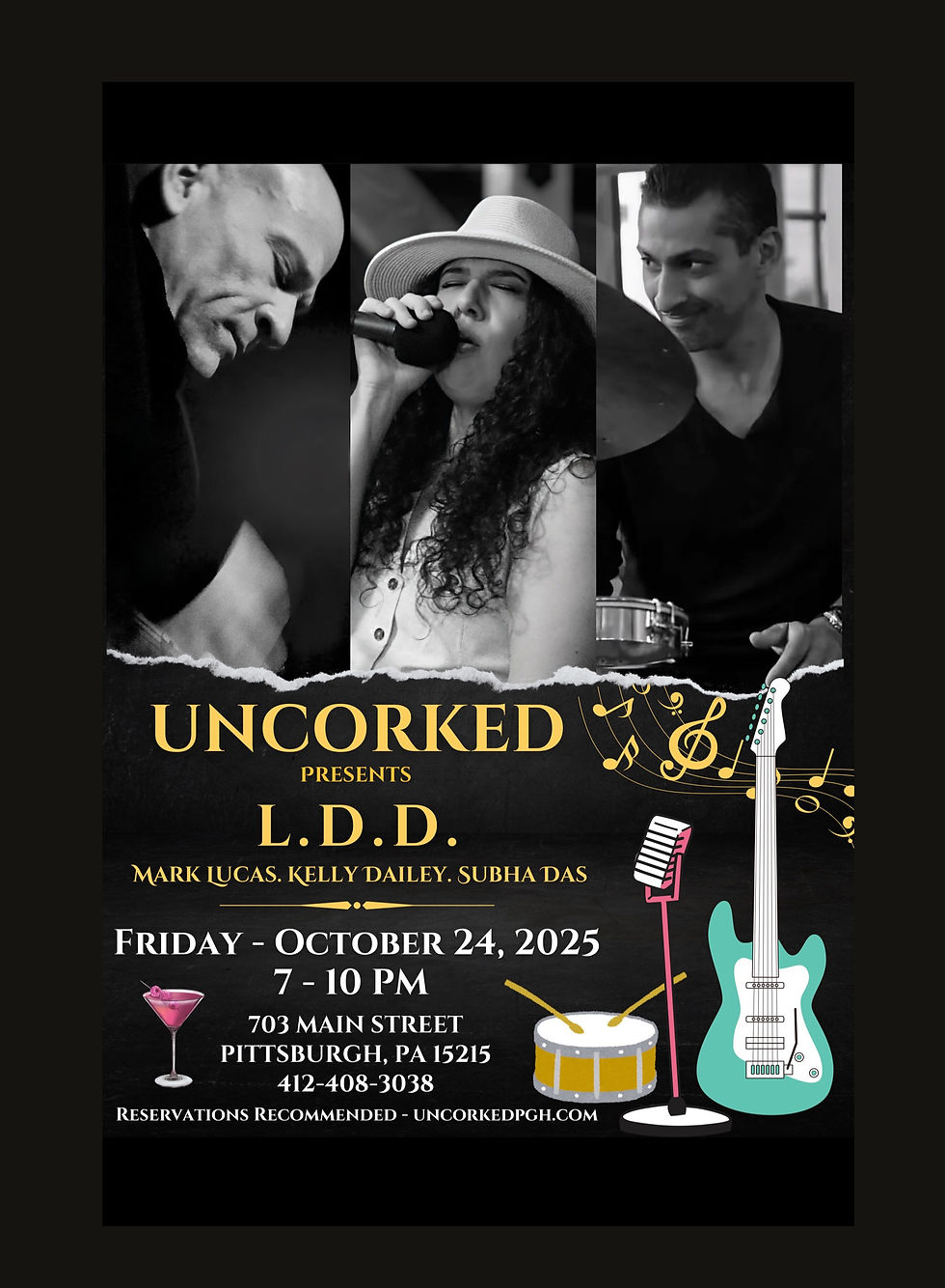 L.D.D. Returns to Uncorked! 
