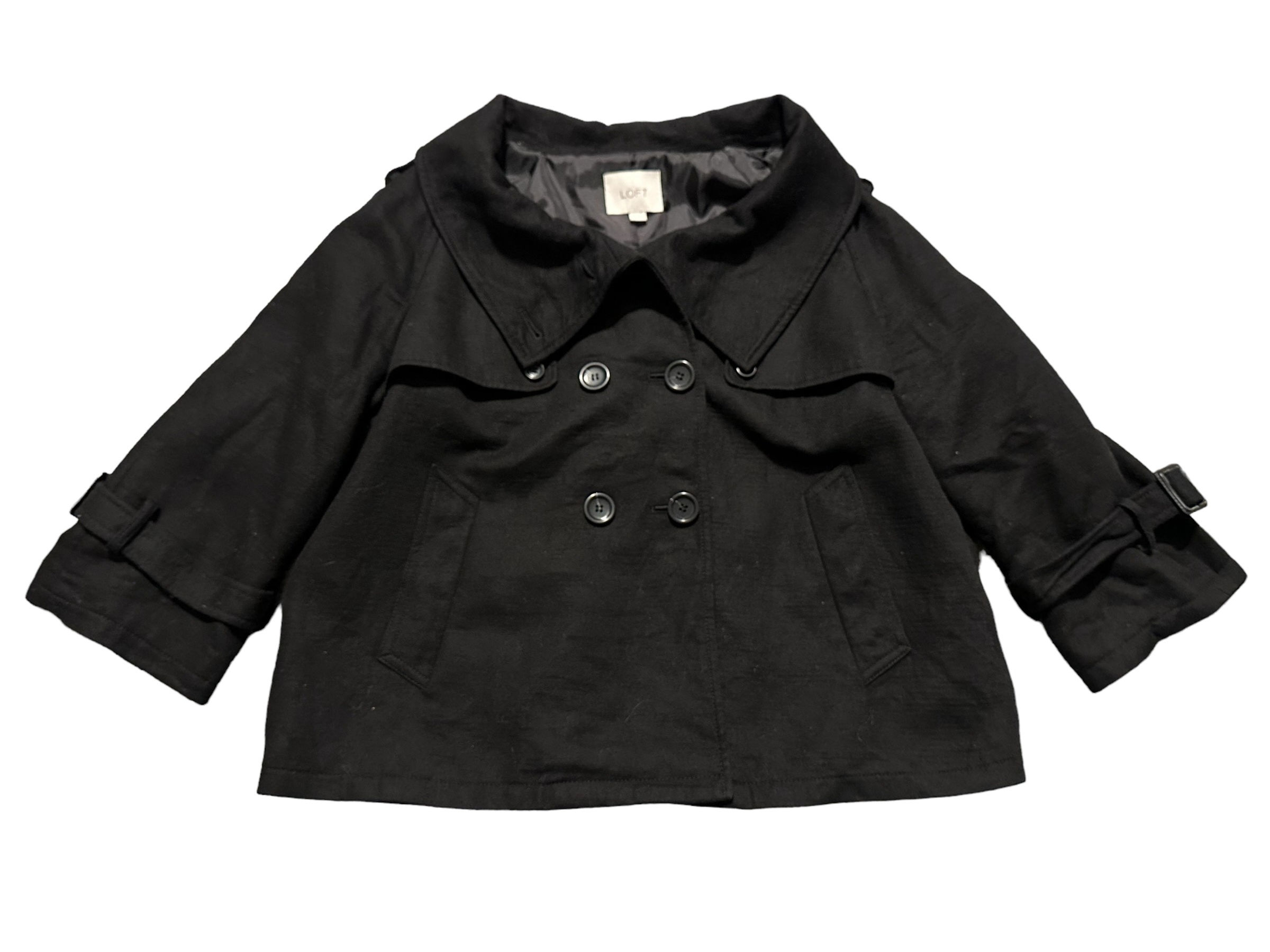 Loft Cropped Button-Up Jacket