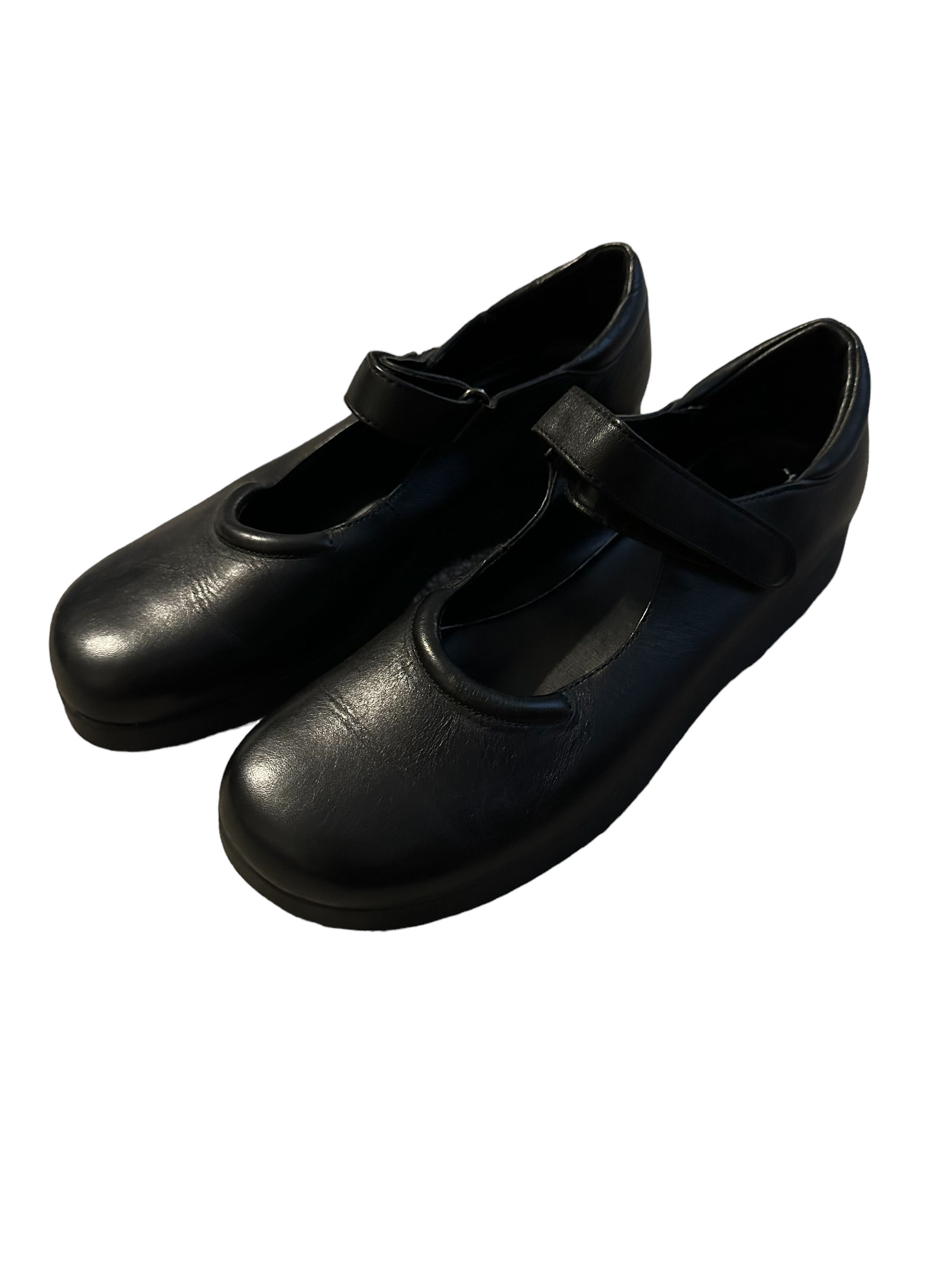 Bass Velcro Strap Mary Jane Shoes