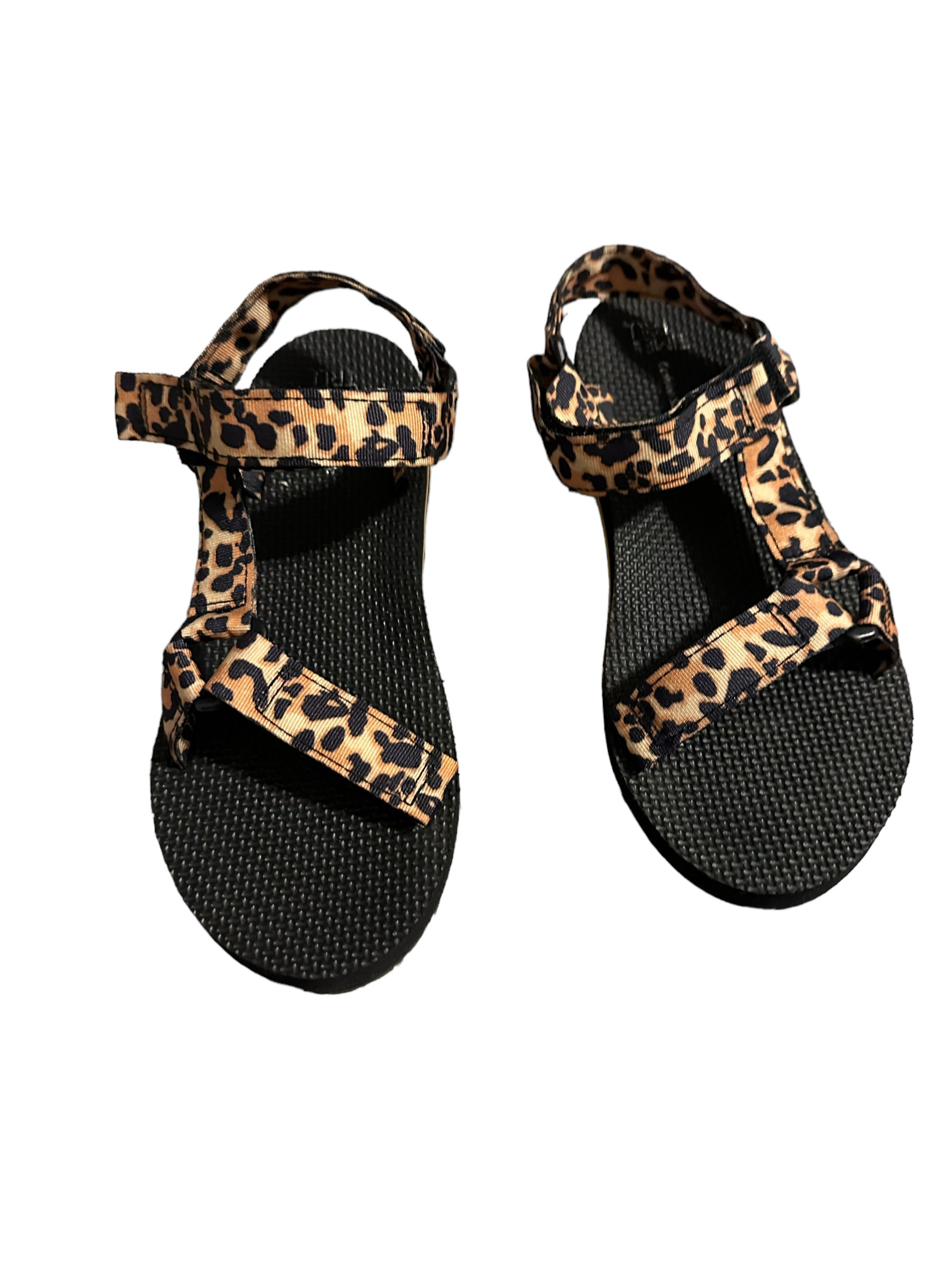 Time & Tru Velcro Strap Sandals