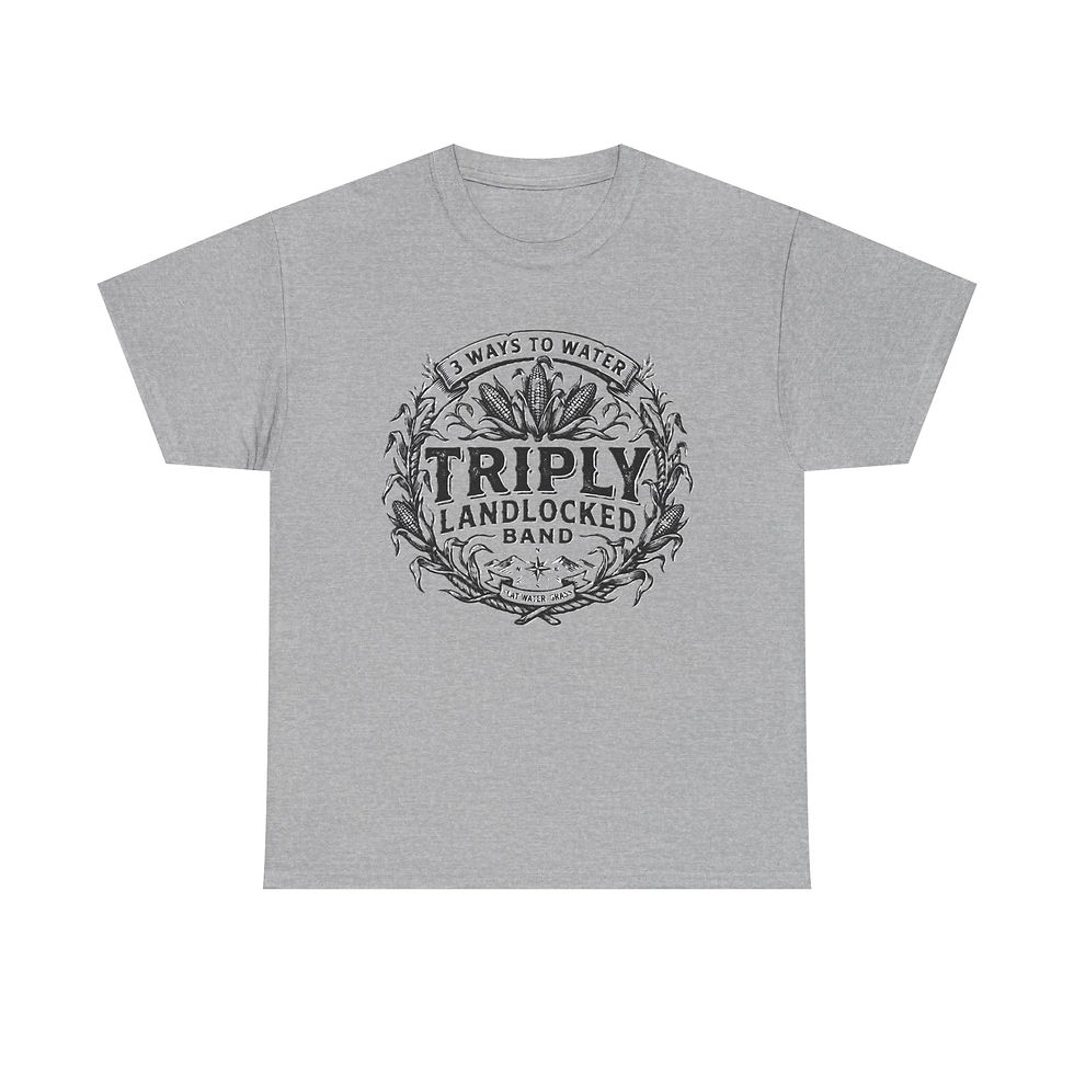 Thumbnail: T-Shirt — "Triply Landlocked Band" Vintage Crest Tee