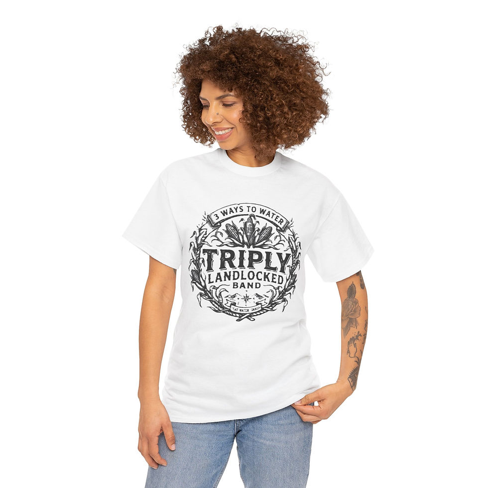 Thumbnail: T-Shirt — "Triply Landlocked Band" Vintage Crest Tee