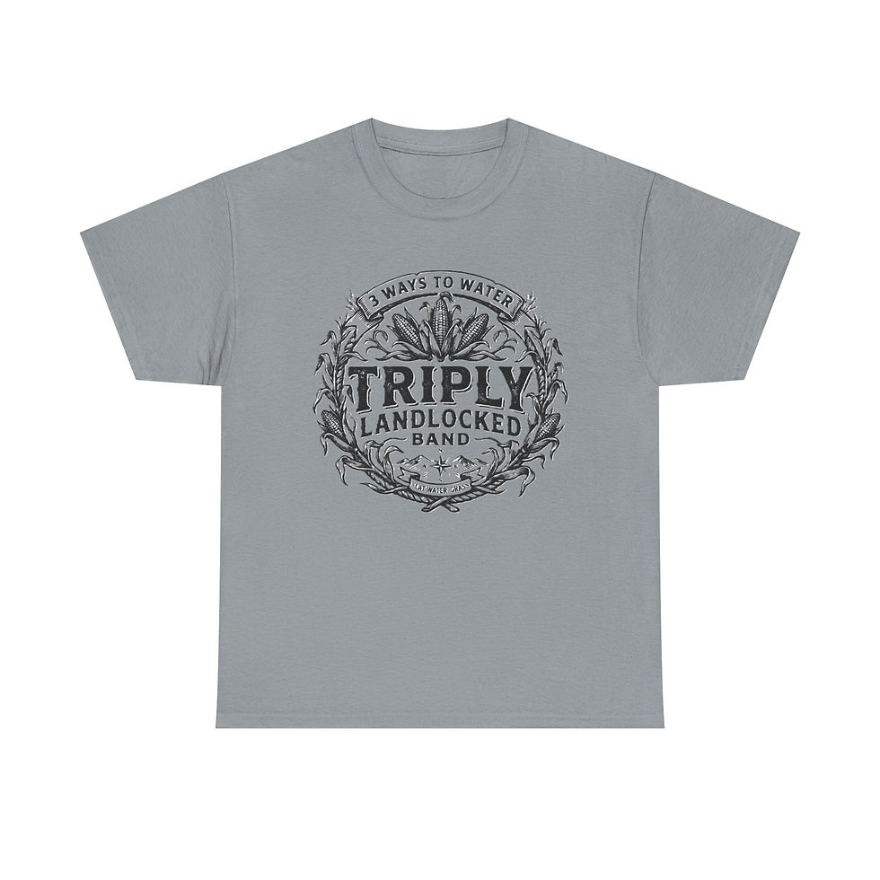 Thumbnail: T-Shirt — "Triply Landlocked Band" Vintage Crest Tee