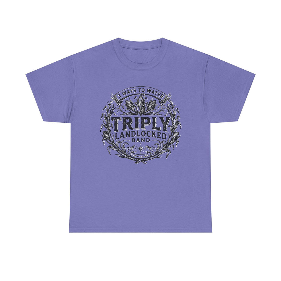 Thumbnail: T-Shirt — "Triply Landlocked Band" Vintage Crest Tee