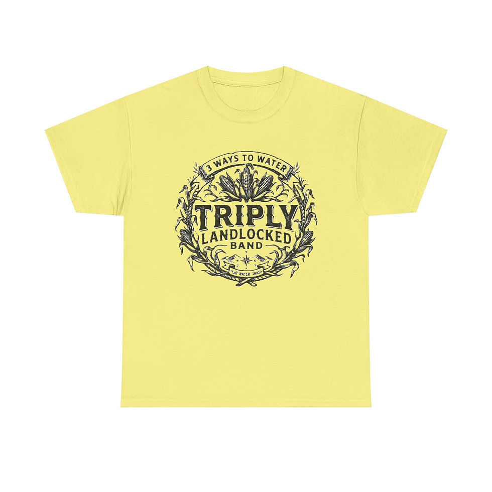 Thumbnail: T-Shirt — "Triply Landlocked Band" Vintage Crest Tee