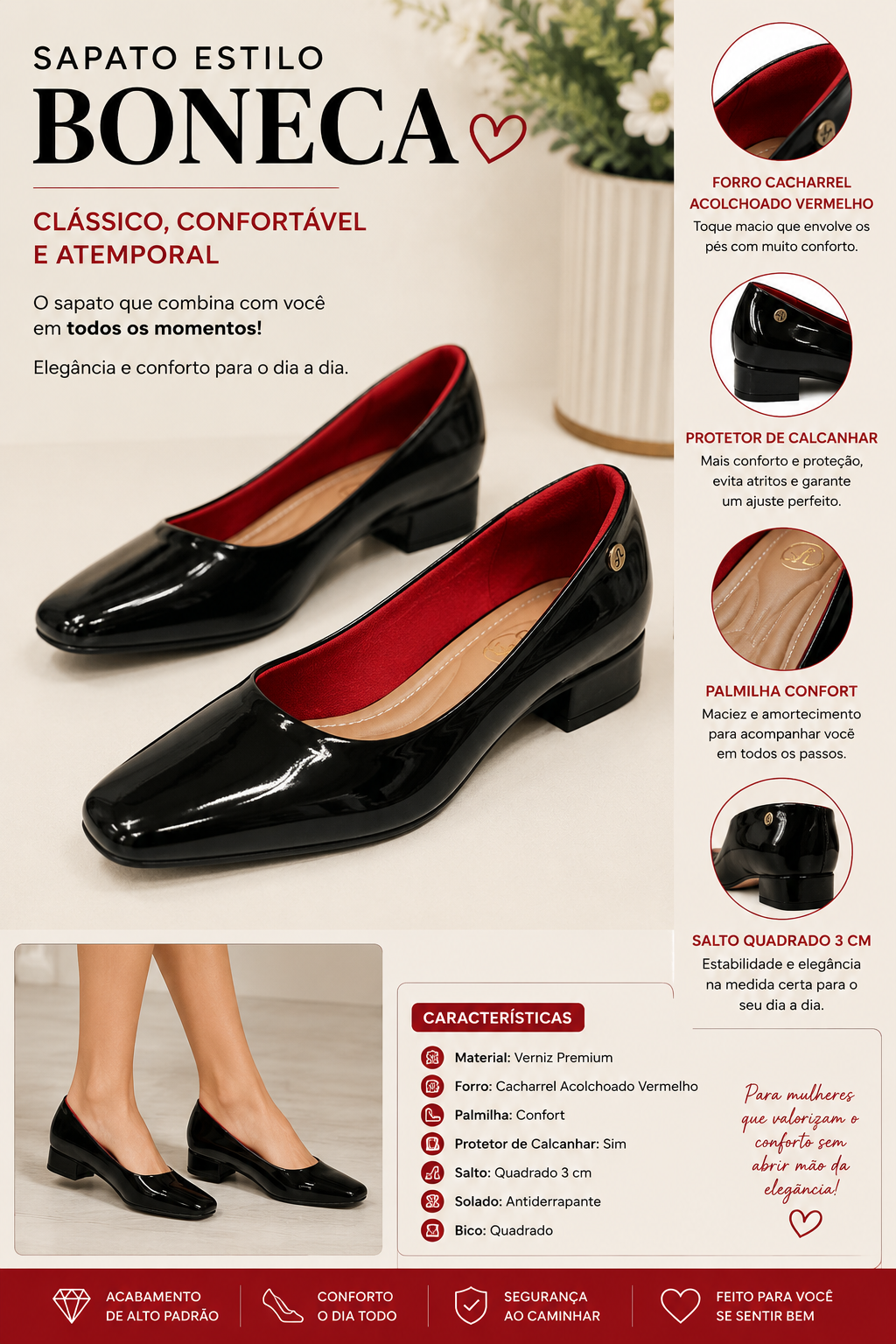 Sapato Boneca 40