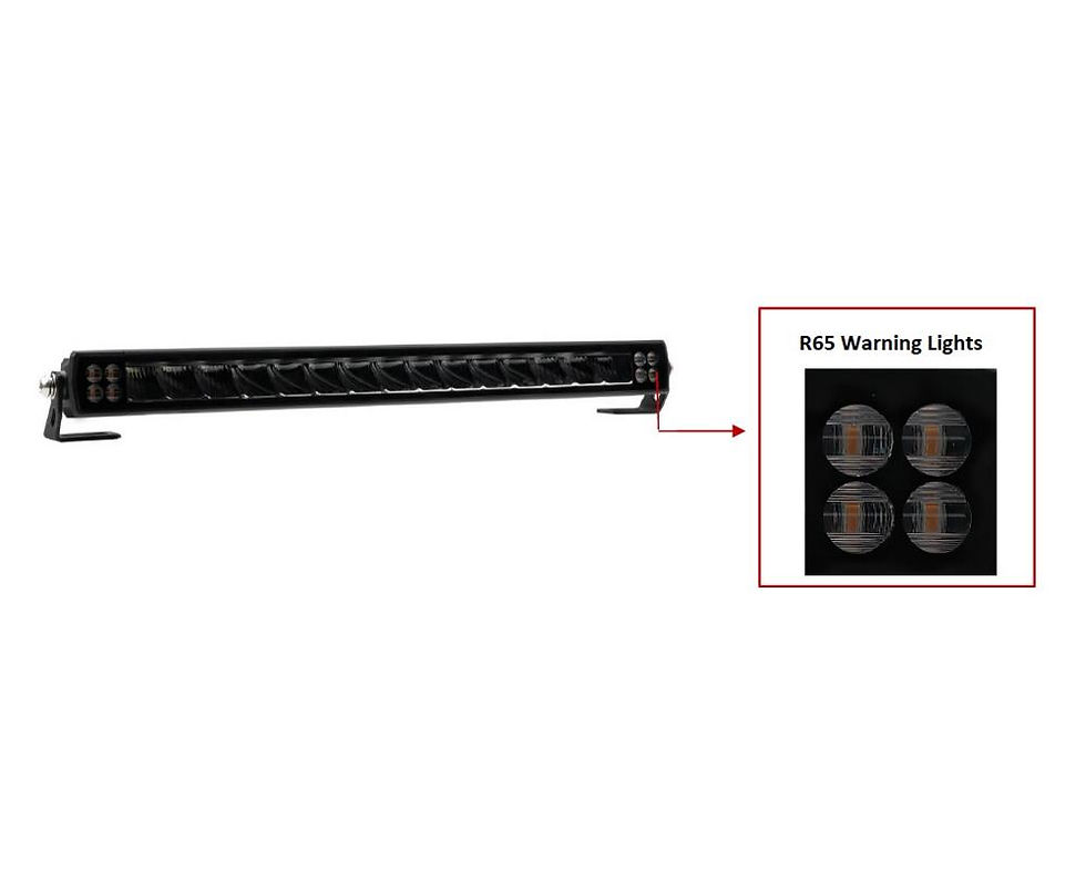 Miniatyrbild: V-Sight Visible LED-ramp med integrerat blixtljus R65