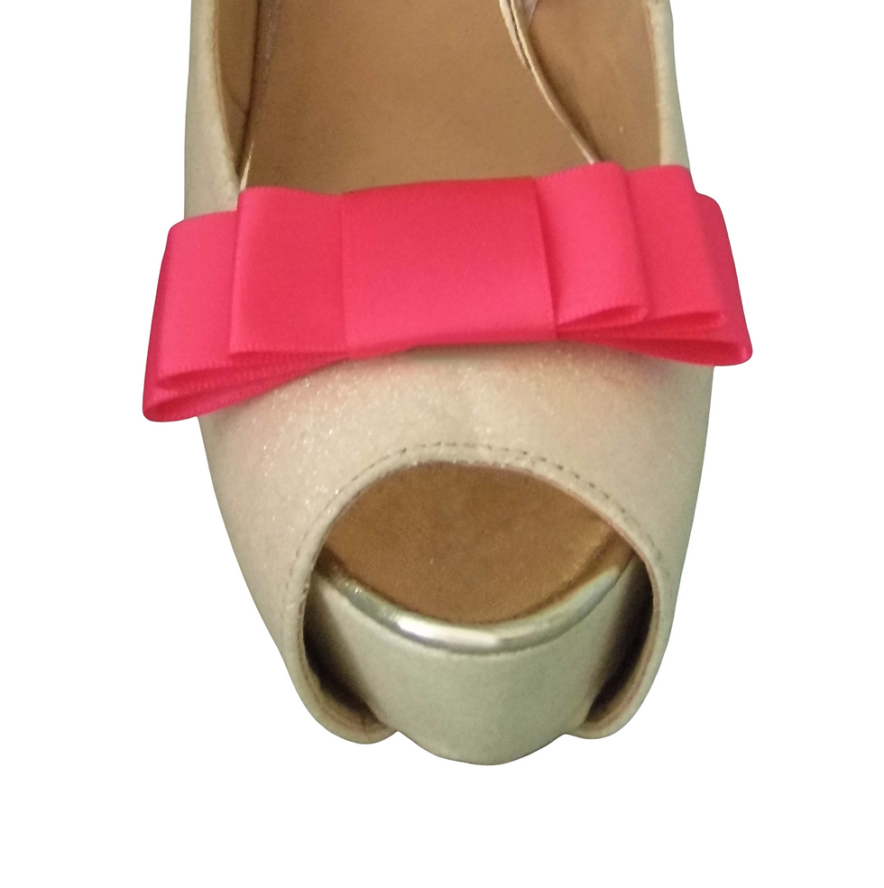 Thumbnail: Satin Triple Bows - Pink Palette
