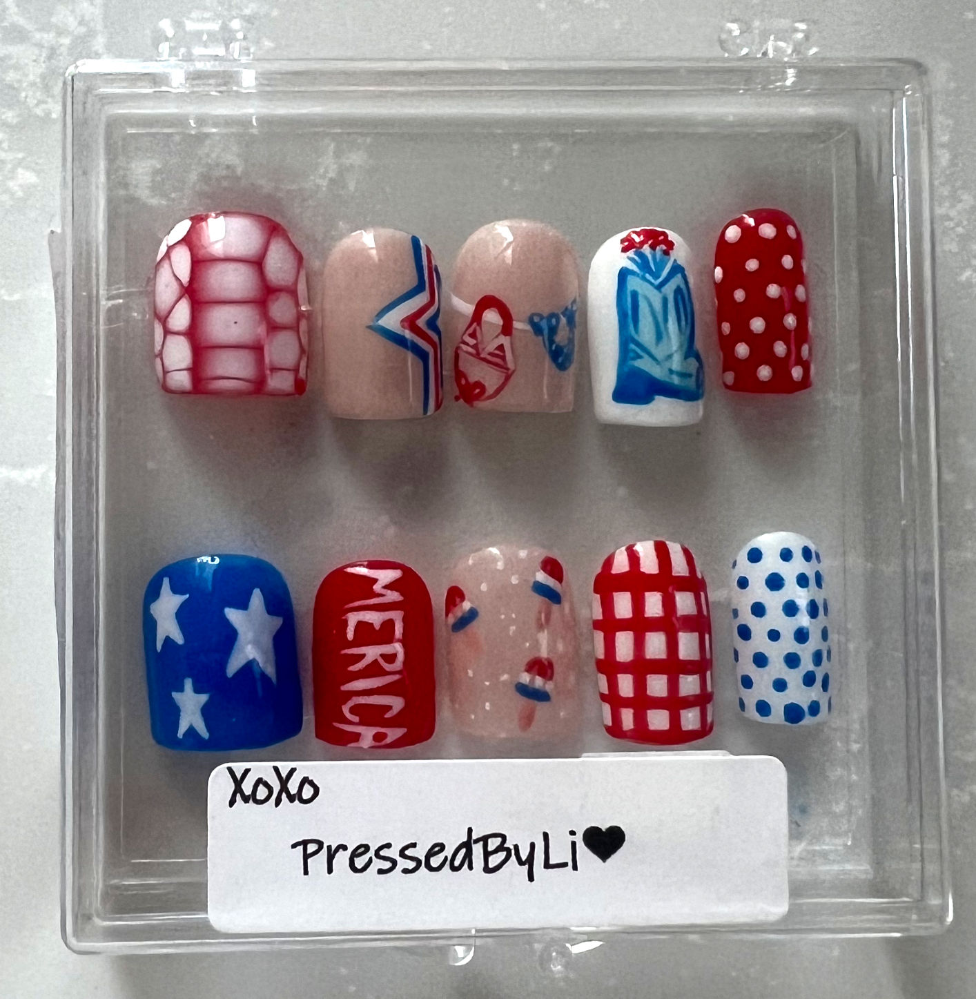 All American nails -Size Large-