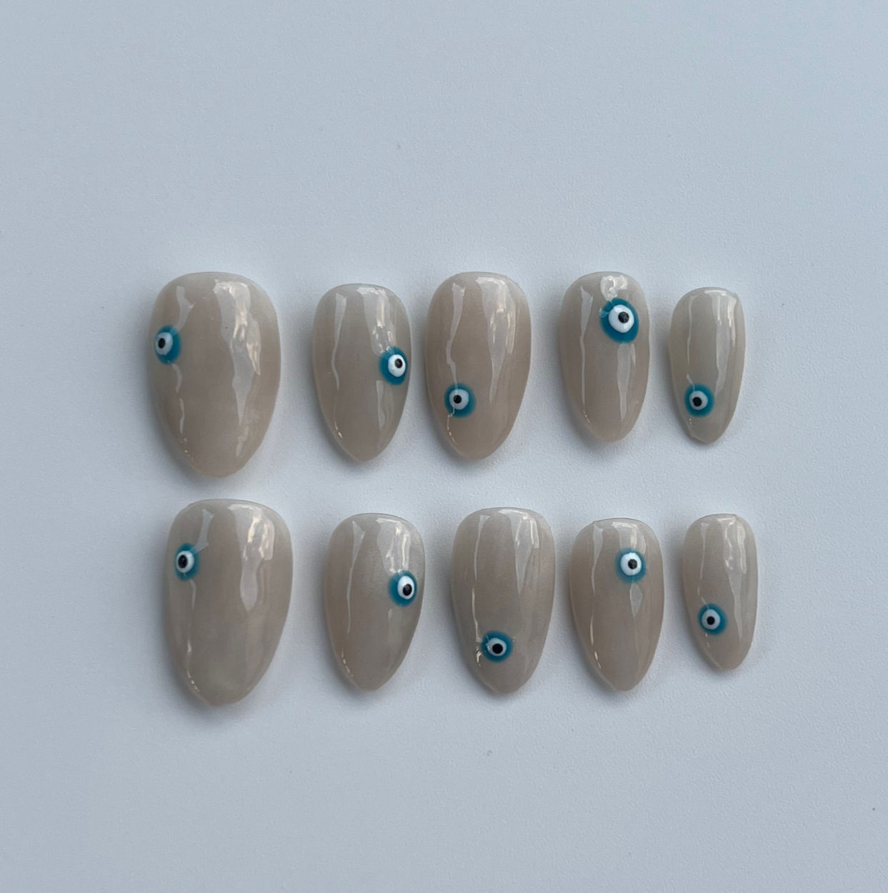 Evil Eye Elegance Nails