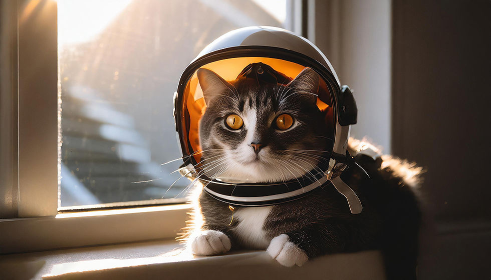 ST GATO COM CAPACETE 0001