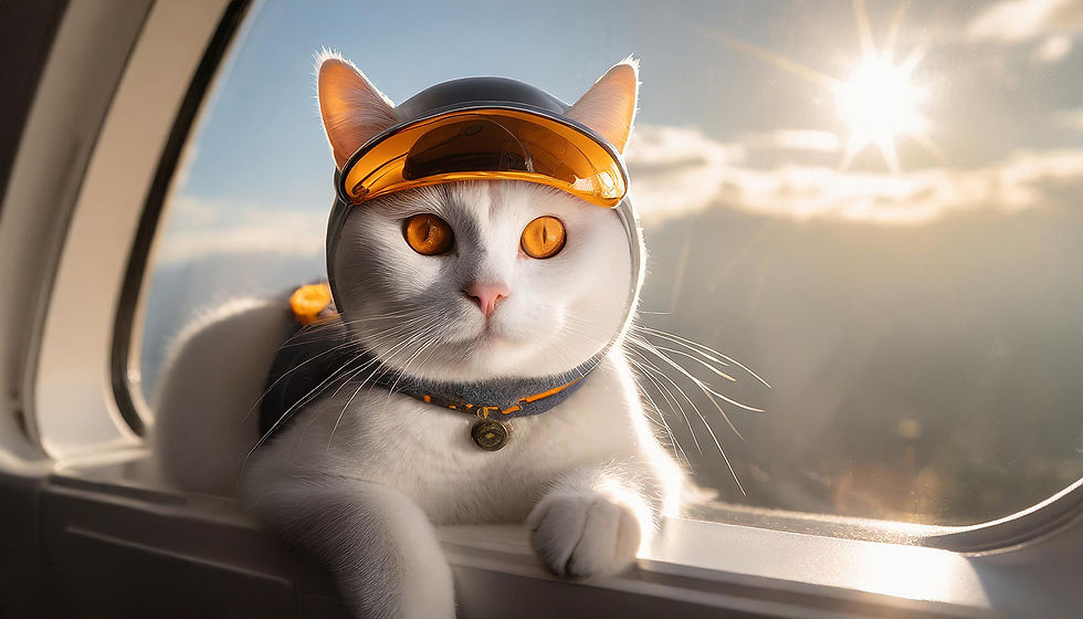 ST GATO COM CAPACETE 0010