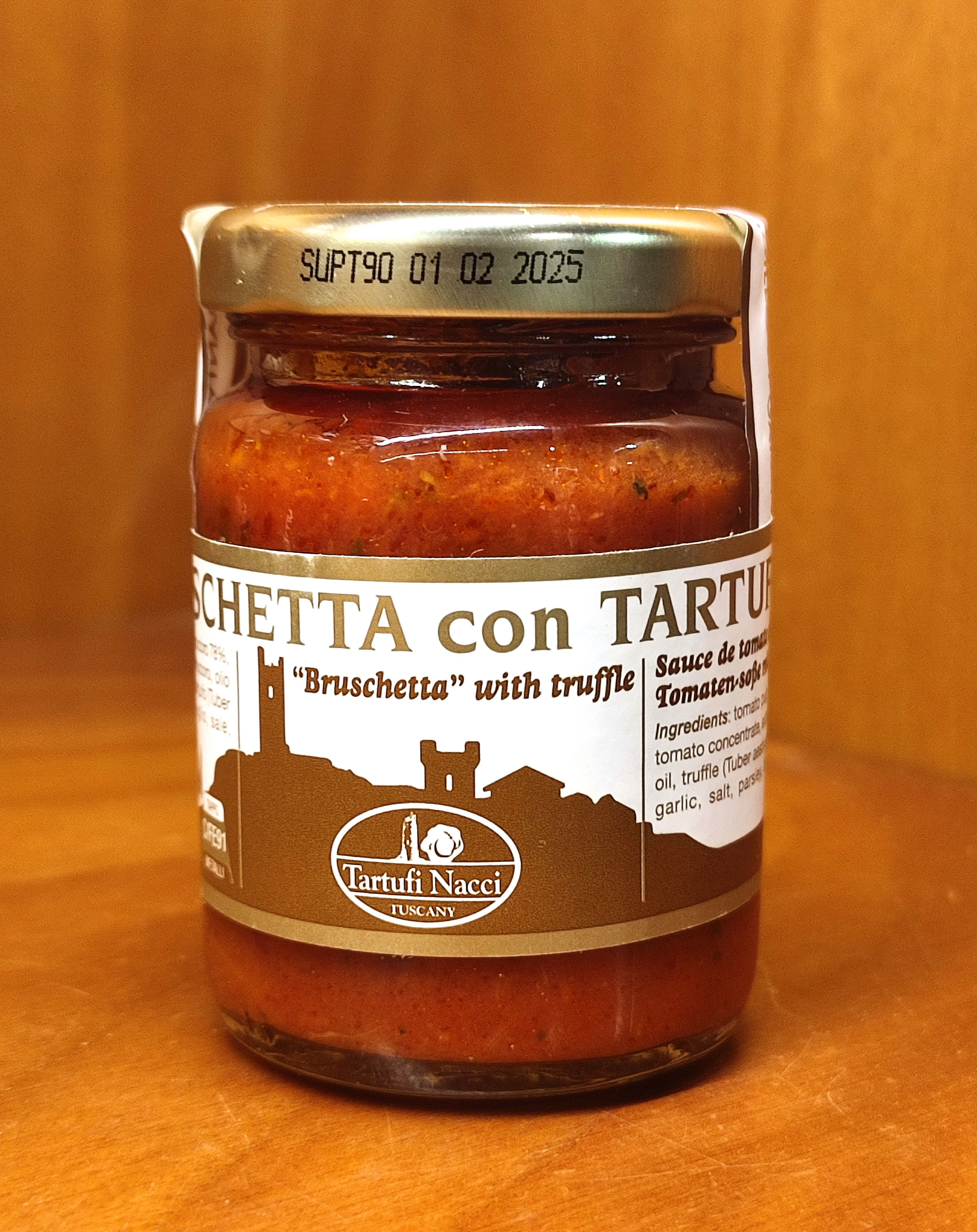 Bruschetta con tartufo - tartufi Nacci - Tuscany - 90 gr