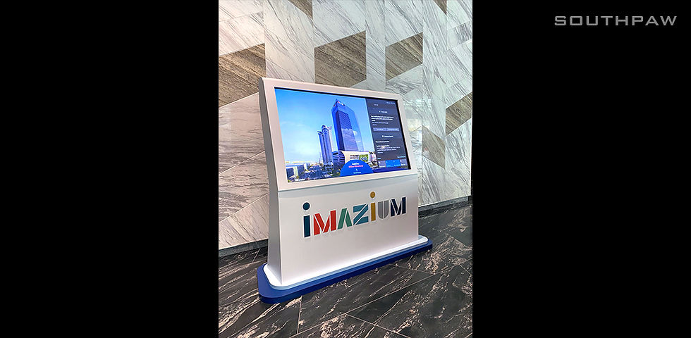 4k Touchscreen Kiosk at Imazium