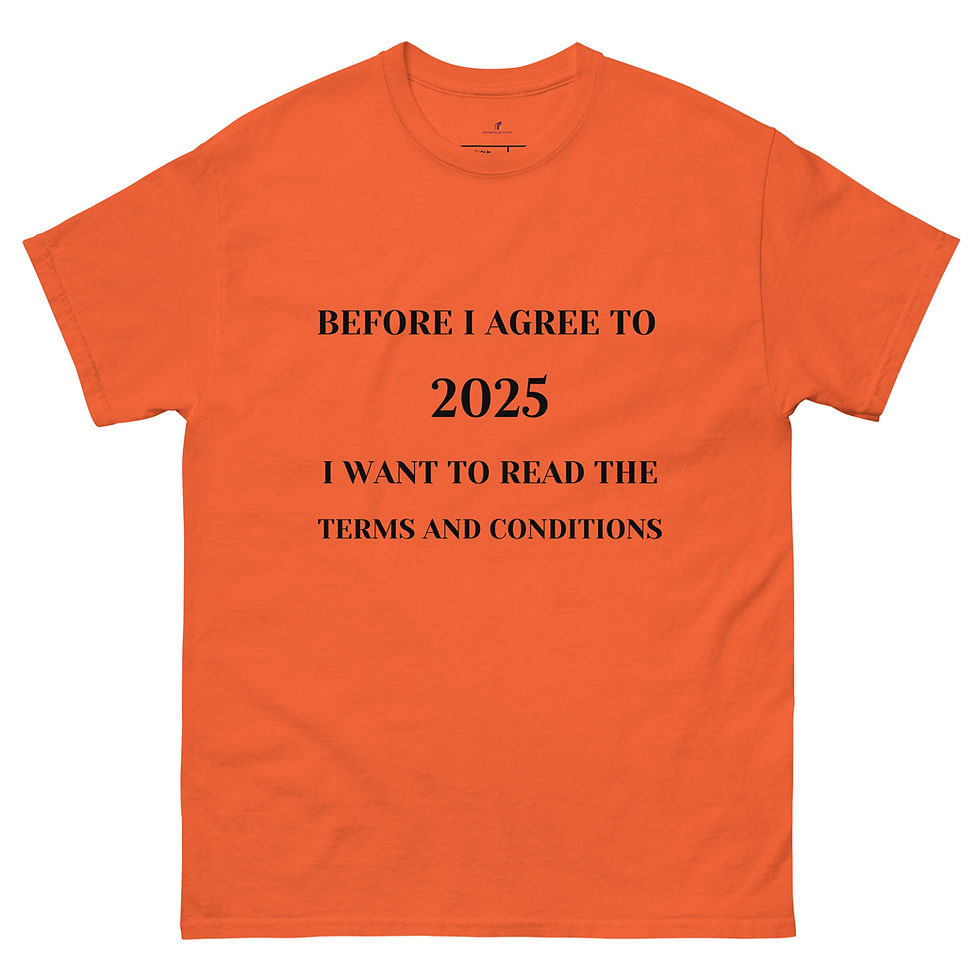 Thumbnail: Before I Agree To 2025 T-Shirt