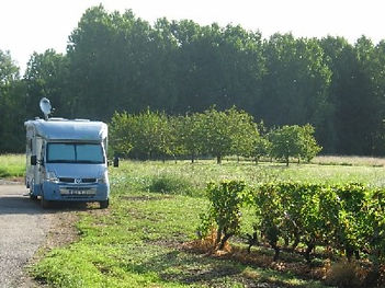 campingcar au Domaine