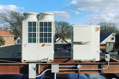 Outdoor Condensers, Commercial Installation