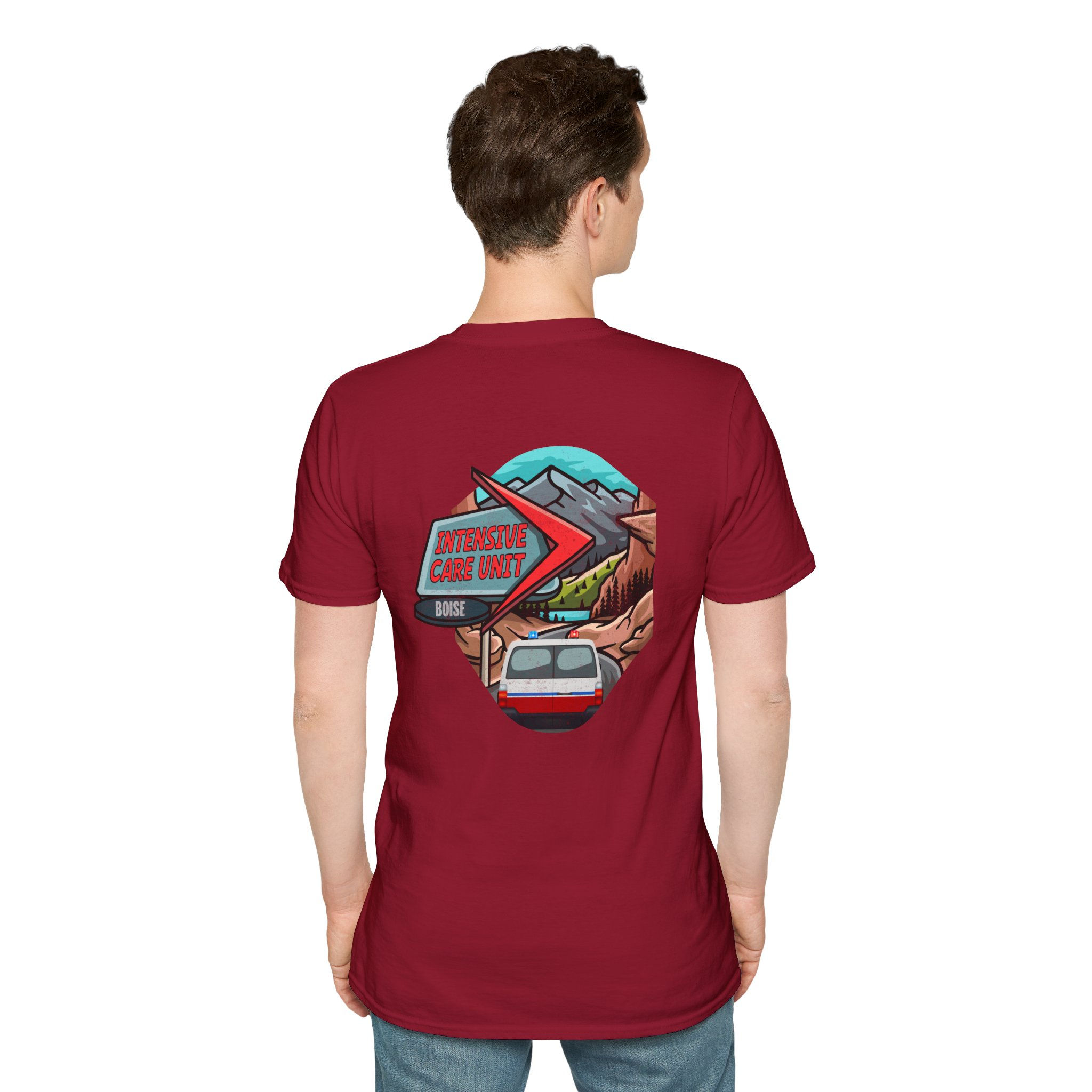 Boise ICU Bound: Scenic Route Unisex Tee