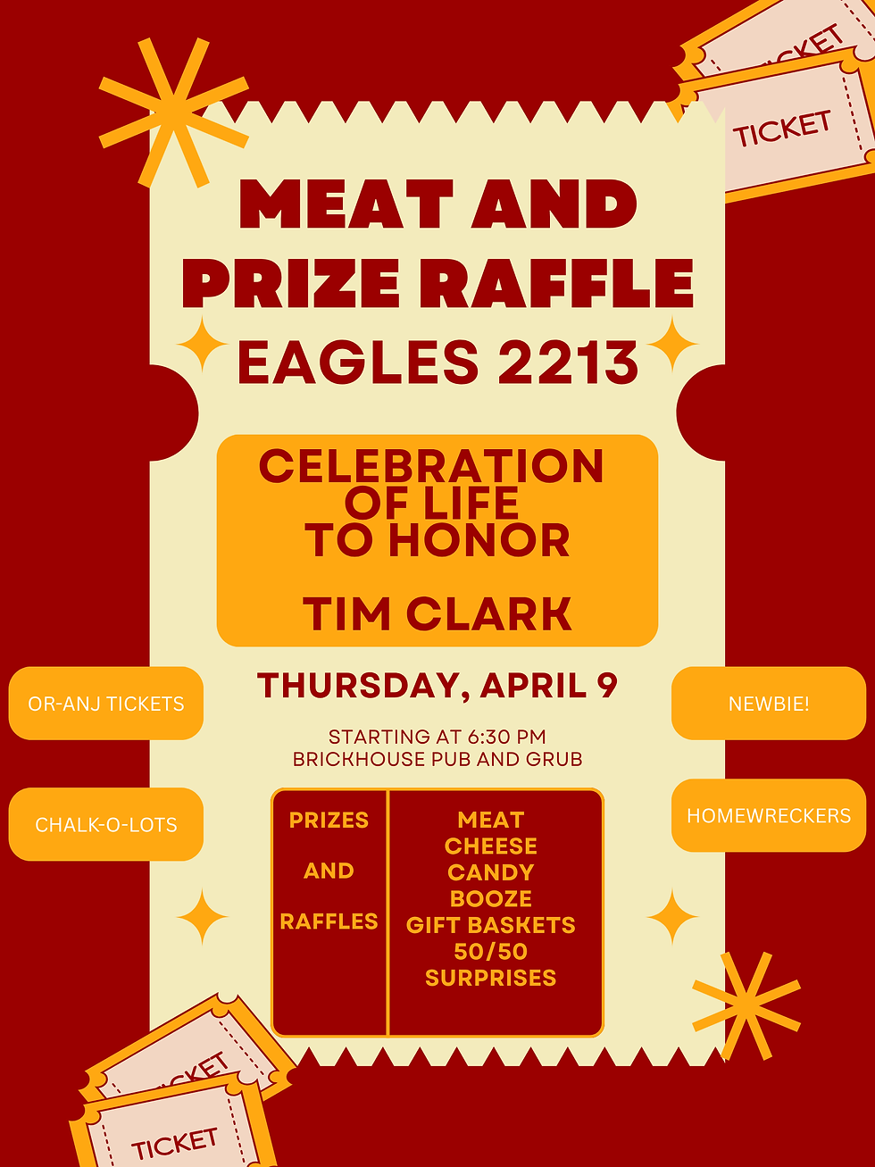 Raffle for the Clark Family