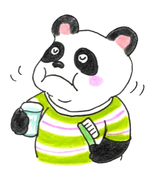 パンダ君①　透明GIF.gif