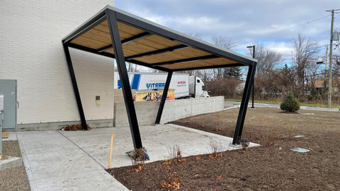 Abri à vélo 16' - Maison des aînées - Châteauguay