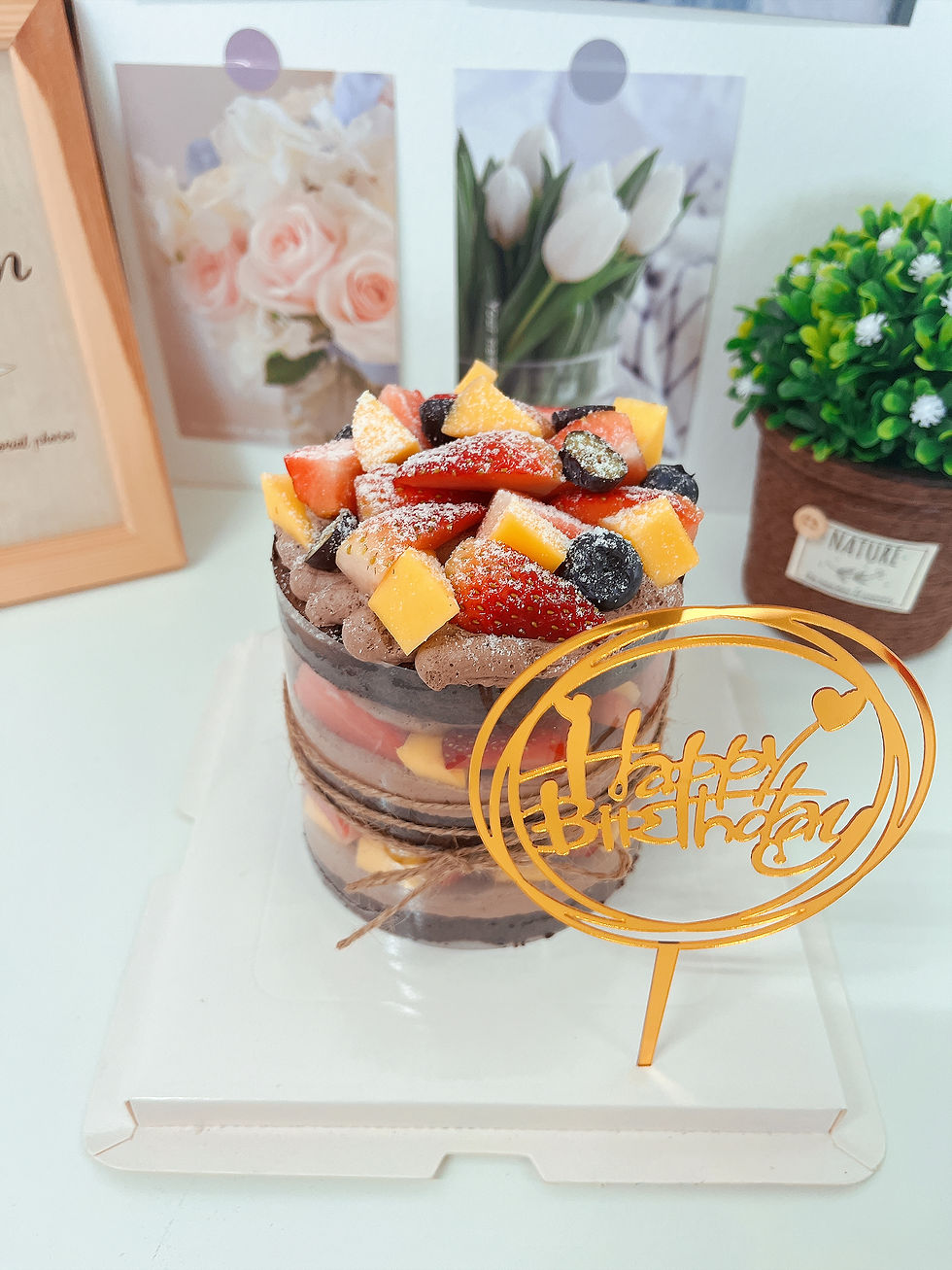 縮圖：4" Chocolate Fruit Cake