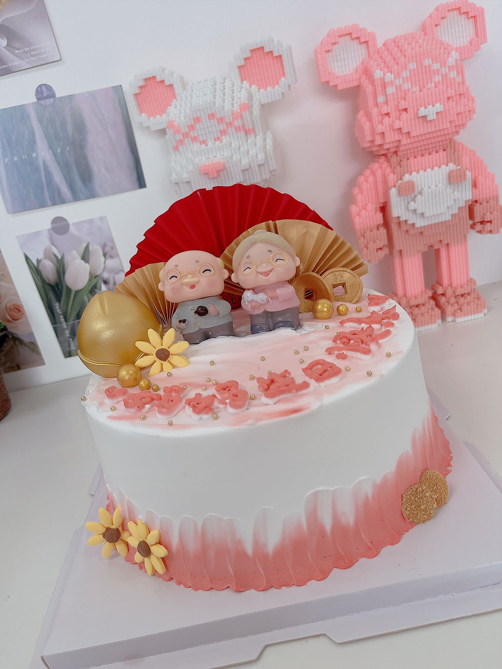 縮圖：8" Longevity Cake 8寸祝寿蛋糕
