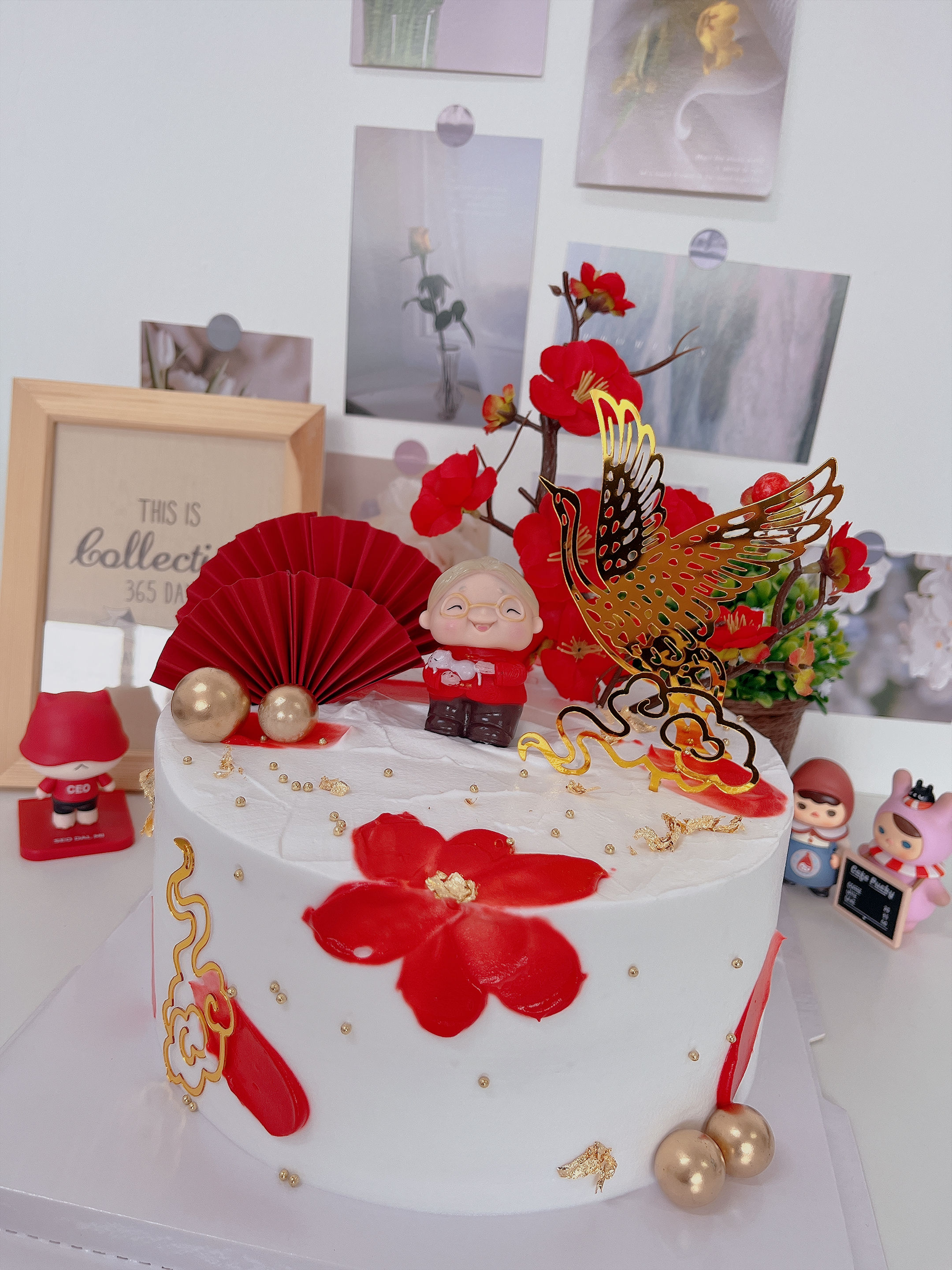 8" Longevity Cake 8寸祝寿蛋糕